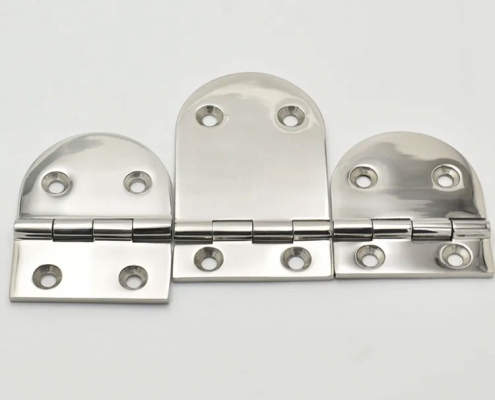 Polished Stainless Casting Cabinet Hinge
