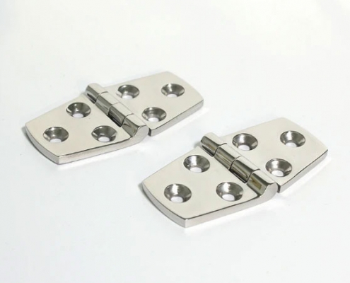 High quality Corrosive Stainless Steel Casting Yacht Hinge (76*38mm) Boat Hinge Hardware with Cheap Price