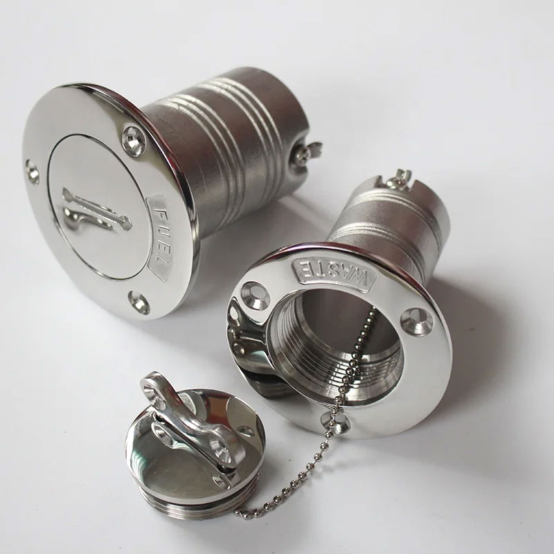 thumbnail interactive-video image 1 of 316 Stainless Steel Marine Petrol Deck Filler – 50mm (2 Inch) Fuel Filler For Boat Tanks, 1 Year Warranty 1 of 2