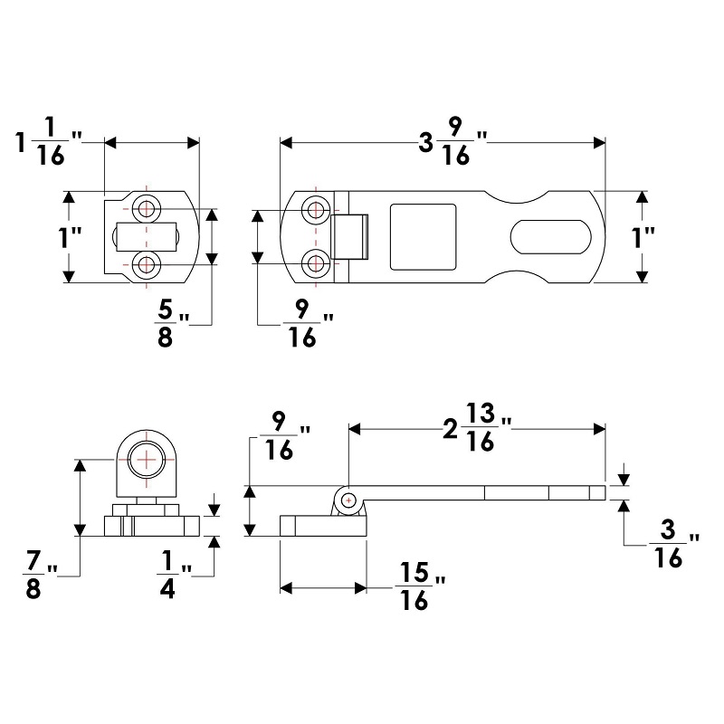  hasp casting hinge