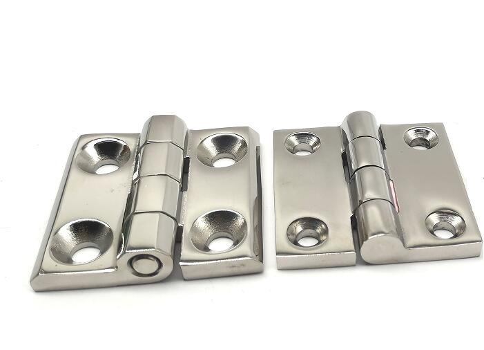 Stainless Steel Polished Long Strap Hinge Ladder Hinge (200*20mm) Cabinet  Fittings Deck Hardware - Hiever