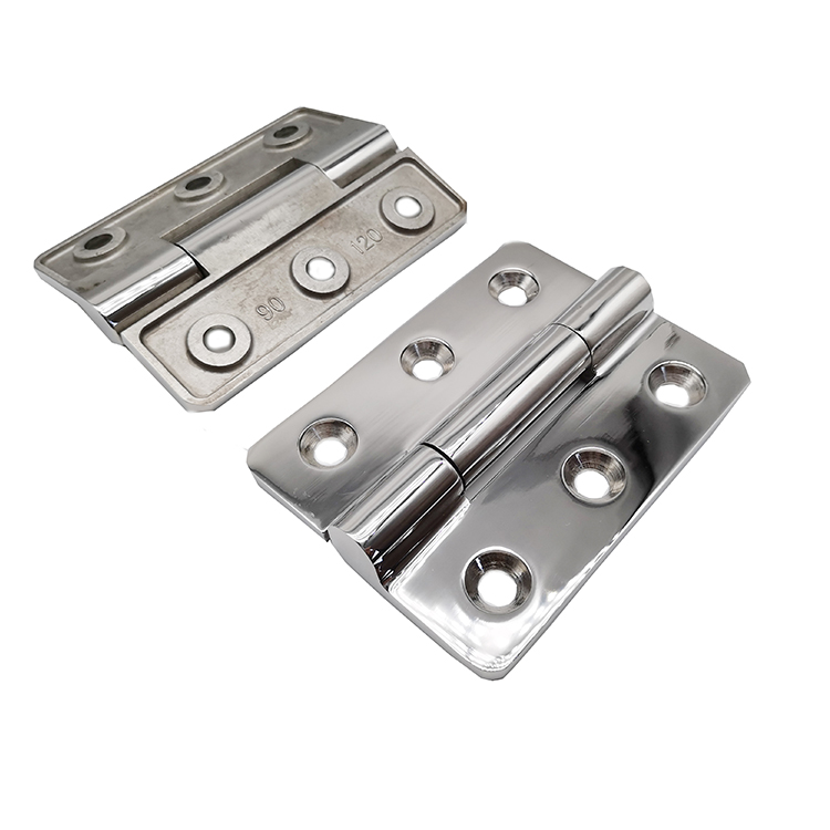 Heavy Duty Casted Cold Frame Hinge Large Dimension Mirror Polished