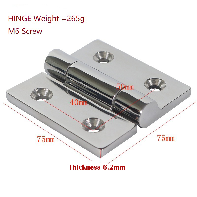 Stainless Steel Industrial Hinges for Engineering Project Industry