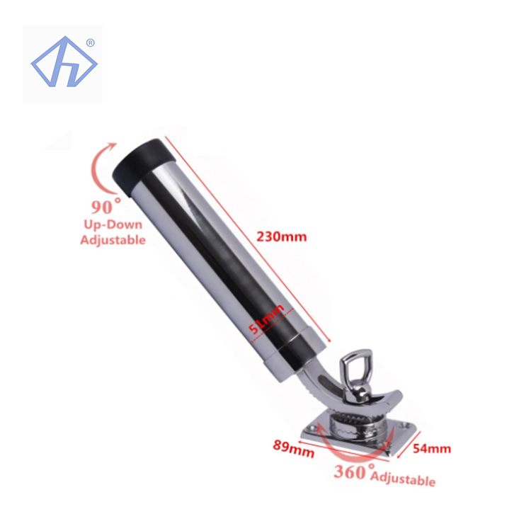 Wear-resisting Boat Fishing Rod Holder Clamp-on Mount（360mm）Side Mounted Boat  Rod Holde - Hiever