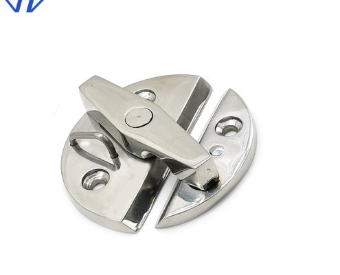 Stainless Polished Round Door Button